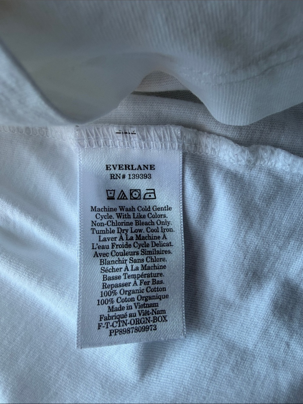 Everlane Organic Cotton Box-Cut Tee - White - Picture 5 of 7